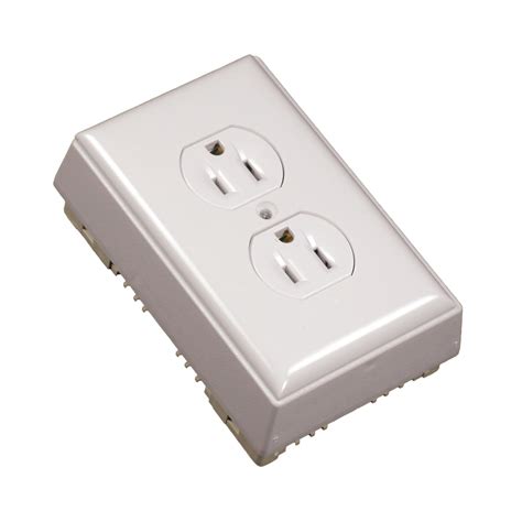 non-metallic duplex receptacle box|2 gang duplex receptacle box.